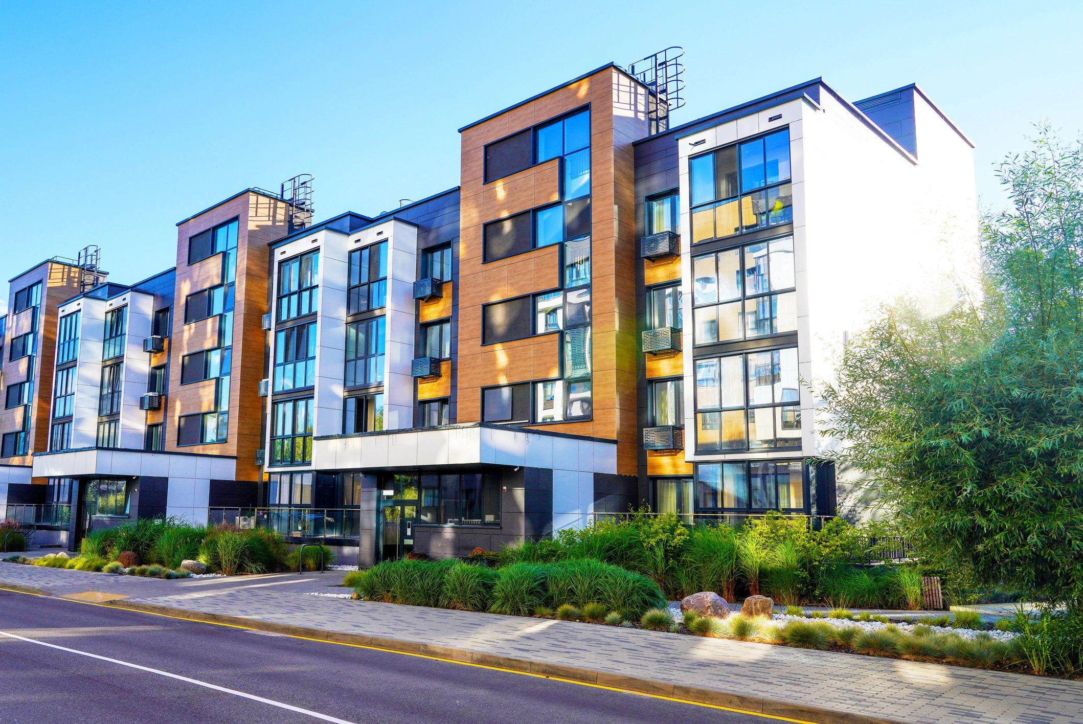 modern real estate property exterior
